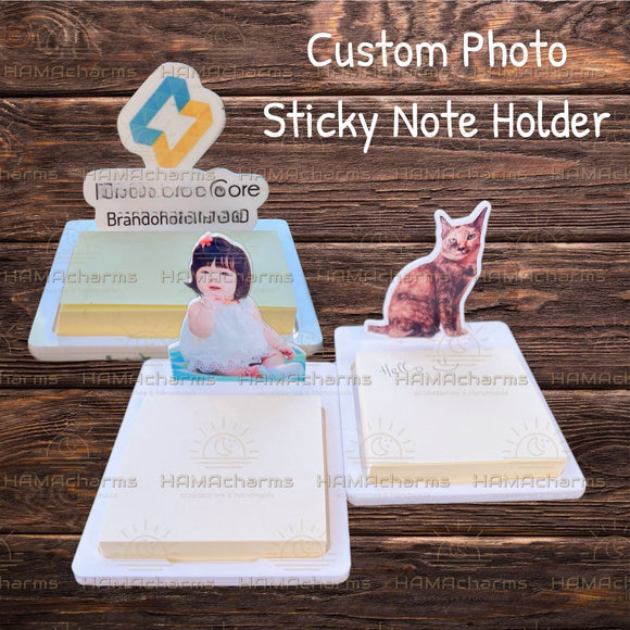 Custom Photo Sticky Note Holder, Teacher Gift, Teacher Appreciation, Birthday Gift, Coworker Gift, Colleague Gift, Mentor Gift, Farewell Gift