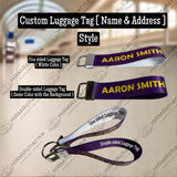 Custom Name Tag for Luggage Tag,Bag Tag,Carry On Suitcase Name Tag,One Sided or Double Sided Luggage Tag, Travel Accessories, Travel Gifts