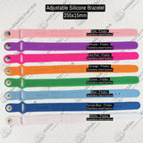 Custom Engraved Child Safety Silicone Bracelet Kid's ID Bracelet /If Lost Please Call/Kids Safety/ If Found Call/Emergency/Autism Awareness