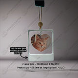 Custom Acrylic Polaroid Photo Car Rearview Mirror Ornament: Any Photo Car Hanger, Photo Car Ornament, Custom Photo Gift Car Decoration