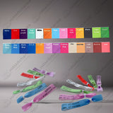 Adjustable-Custom Disposable Kid's ID Stretch Elastic Wristband:Emergency Contact,If Lost Please Call,Emergency Medical ID,Travel Kid's ID