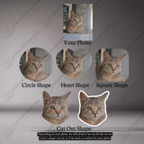 Custom Mini Acrylic Polaroid Photo Frame Display, Family Photo Frame, Photo Standee, Dog, Cat, Pet Photo Standee, Mini Polaroid Frame