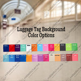 Custom Name Tag for Luggage Tag,Bag Tag,Carry On Suitcase Name Tag,One Sided or Double Sided Luggage Tag, Travel Accessories, Travel Gifts