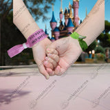 Adjustable-Custom Disposable Kid's ID Stretch Elastic Wristband:Emergency Contact,If Lost Please Call,Emergency Medical ID,Travel Kid's ID