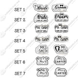 Customized Bachorelette Shoe Charms/Bridal Shower Gift/Bachelorette Party/Gift for Bride/Soon to be Mrs/Miss to Mrs/Future Mrs Shoe Charms