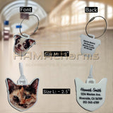 Customized Funny Photo Luggage Tag, Face Head Photo Luggage Name Tag, Cut Out Photo, Custom Bag Luggage Tag, Your Dog, Cat, Pet Luggage Tag