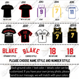 Customized Jersey Shoe Charm/ Customized Your NAME/Player Number/Team Name and #/Your Team Logo/Baseball/Basketball/Football...