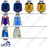 Customized Jersey Shoe Charm/ Customized Your NAME/Player Number/Team Name and #/Your Team Logo/Baseball/Basketball/Football...