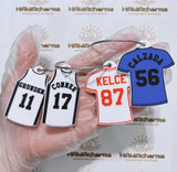 Customized Acrylic Keychain with Name and #/ Basketball Jersey/ Sport Jersey/Baseball Bag Tag/Softball Jersey/Football Jersey/Name Tag...