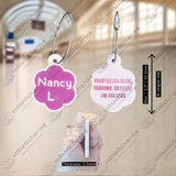 Customized Double Sided Carry-On Luggage Travel Bag Name Address Tag, Luggage Bag Name Tag, Customized Travel Bag Name Address Tag.