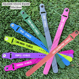 Custom Engraved Child Safety Silicone Bracelet Kid's ID Bracelet /If Lost Please Call/Kids Safety/ If Found Call/Emergency/Autism Awareness