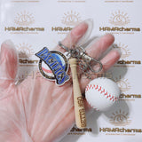 Customized Baseball Keychain/ Softball Keychain / Sport Keychain/ Baseball Name Tag/ Baseball Bag Tag/ Softball Name Tag/ Backpack Keychain