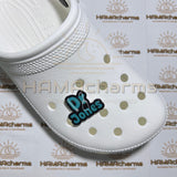 Customized Doctor's Name/Nurse's Name/Nurse Doctor Appreciation Gift/ Nurse's Name Shoe Charm/Pin/Straw Topper/Keychain/ Name Tag...