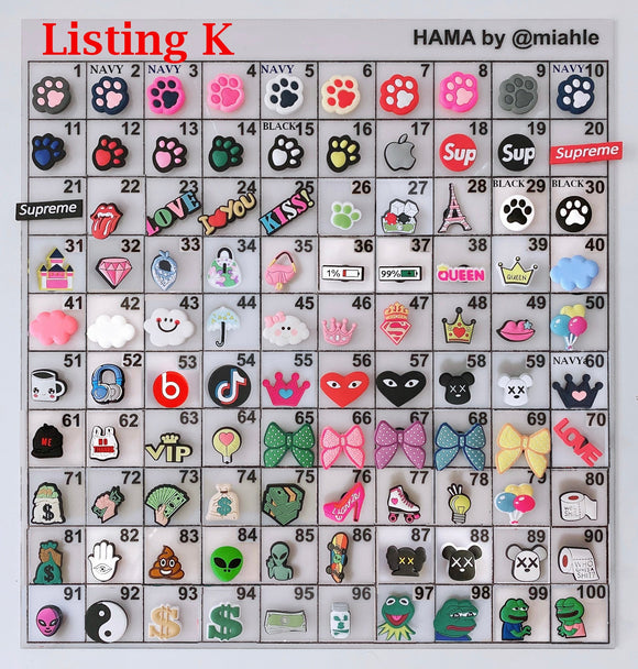 LISTING K