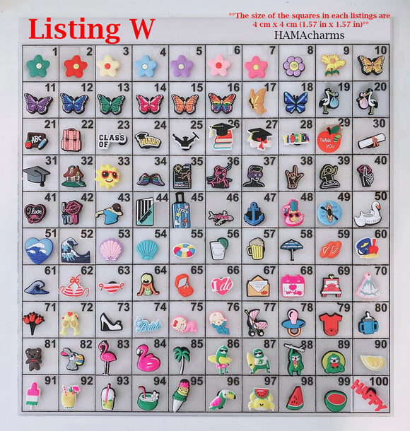 LISTING W